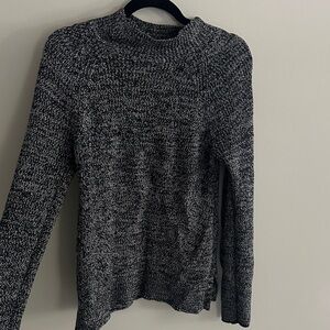 GAP Black and Gray Turtleneck Sweater